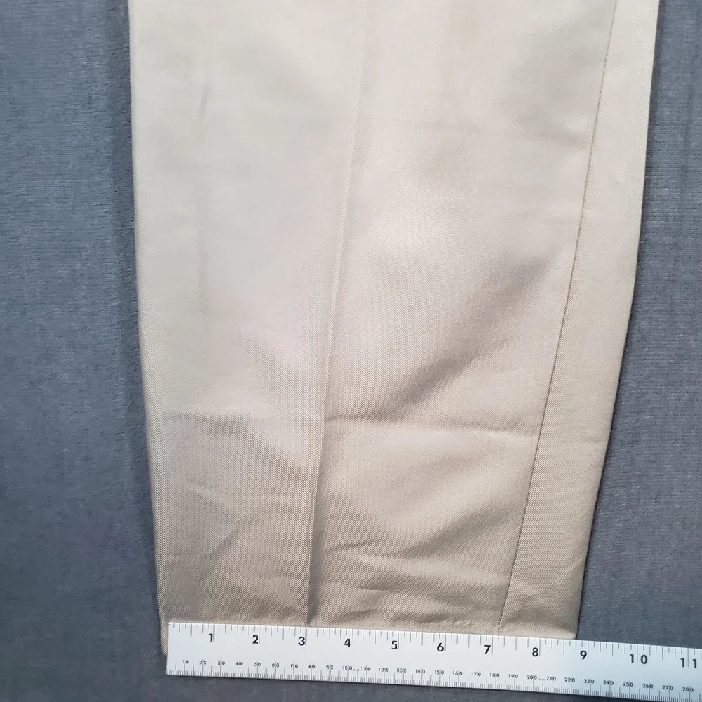 Amazon Essentials Dress Pants Mens 36x28 Khaki Brown Classic Fit Recycled